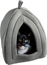 Cat House - Indoor Bed with Removable Foam Cushion - Pet Tent for Puppies