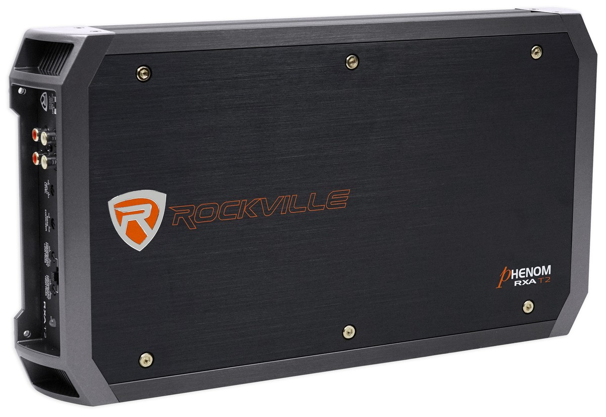 Rockville RXA-T2 2400 Watt Peak/600w RMS 2 Channel Amplifier Car
