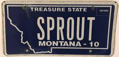 Vanity SPROUT license plate Plant Vegetable Brussels Grow Root Bud Tree Leaf Eat