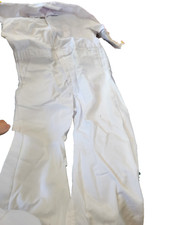 Red Kap unlined Coveralls Twill Mens 46 RG long sleeve White SpeedSuit