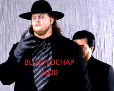 PAUL BEARER & THE UNDERTAKER WRESTLER 8 X 10 WRESTLING PHOTO WWF