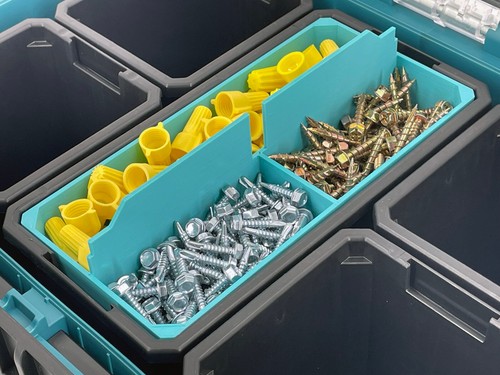 Makita MAKTRAK Deep Compact Organizer Compatible Large Nesting Bins - Picture 59 of 64