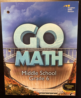 GO MATH!: STUDENT INTERACTIVE WORKTEXT GRADE 6 2014 By Holt Mcdougal *BRAND NEW*