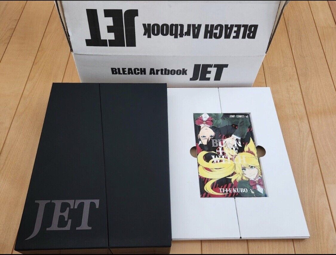 BLEACH Jet Art Book Illustrations Limited Edition Comic Taito Kubo Mint