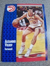 1990-91 NBA Hoops - #34 Alexander Volkov (RC) b500