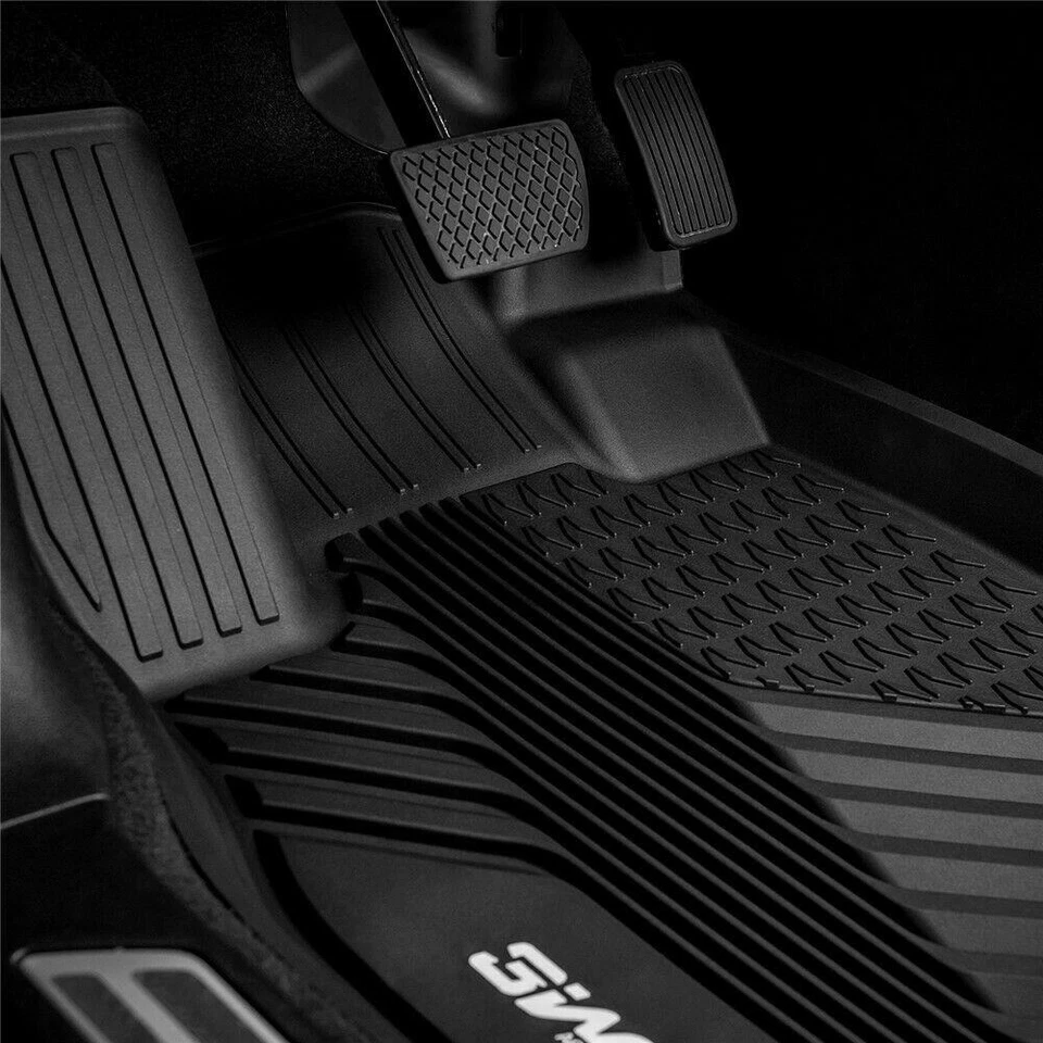 3W Floor Mats Liner Full Set for 2019-2023 Acura RDX 1st & 2nd Rows All Weather - Image 4 of 4