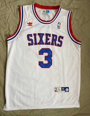 Vintage NBA Julius Erving Dr. J Philadelphia 76ers Sixers Adidas