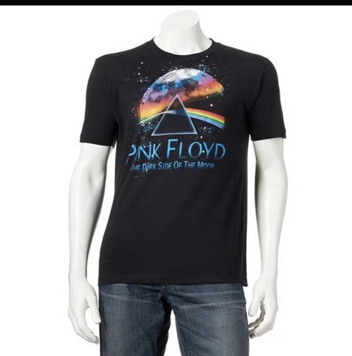Pink Floyd Men's Dark Side Of The Moon Galaxy Rainbow Moon T-Shirt NWT’s Size XL - Picture 9 of 9