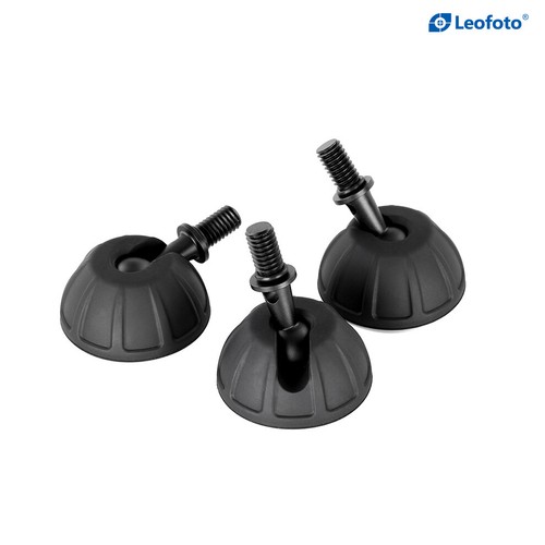 【US Dealer】Leofoto SC-50 Set of 3 Universal 50mm Rubber Tripod Feet 3/8" Grippy - Picture 7 of 8