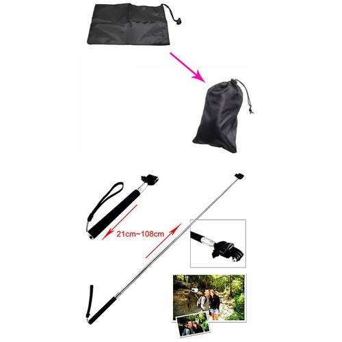 42 in Sports Camera Accessories Set Action Stick Kit Compatible Selfie - 第 8/12 張圖片