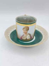 Sevres ImperialCup  Saucer Marie Louise  Empire Paint On Porcelain
