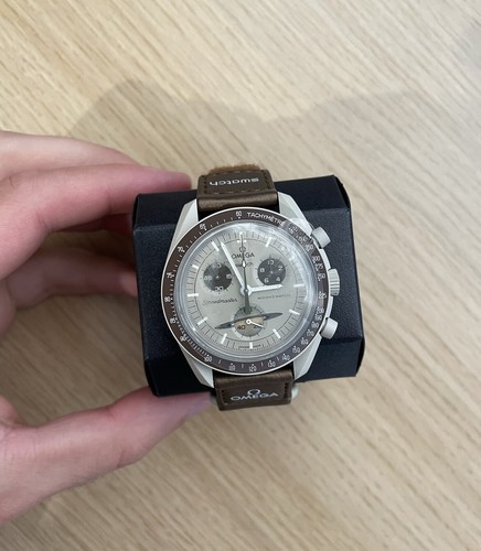 Buy Omega x Swatch Bioceramic Moonswatch Mission to Saturn SO33T100 Very Rare Online in India 
