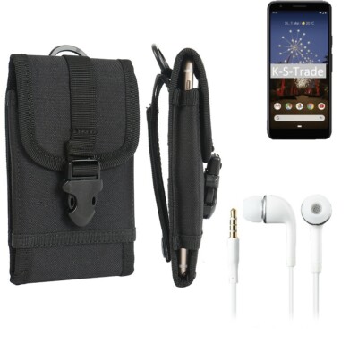 Gürteltasche für Google Pixel 3a + Kopfhörer Holster Schutzhülle Tasche Slee