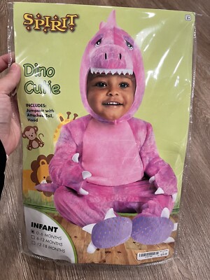 Spirit Halloween Infant Dinosaur Costume, 0-6 Months