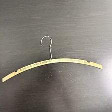 Vtg. Edward James Hotel Wood Coat Clothes Hanger Treasure Island Florida Wooden