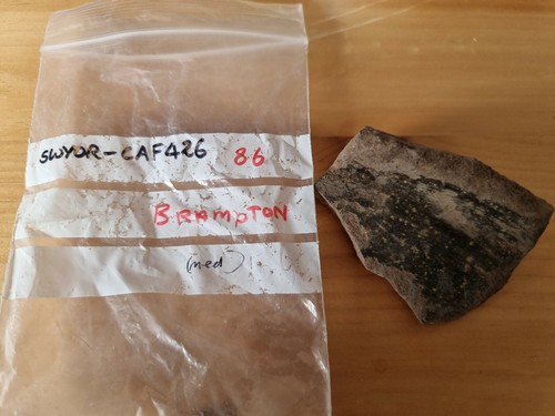 Medieval pottery shard PAS Recorded. Please read description. LA38f