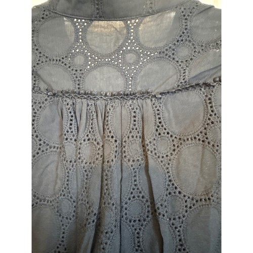 Joie Caviar Eyelet Dress Tunic Mini Black Long Sleeve XXS - Picture 5 of 5