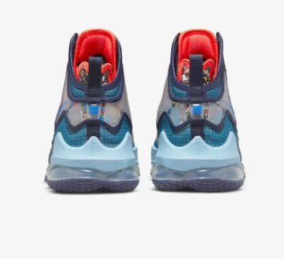 Nike Men's Lebron 19 'Fast Food-Dutch Blue' CZ0203-400 Size 7.5