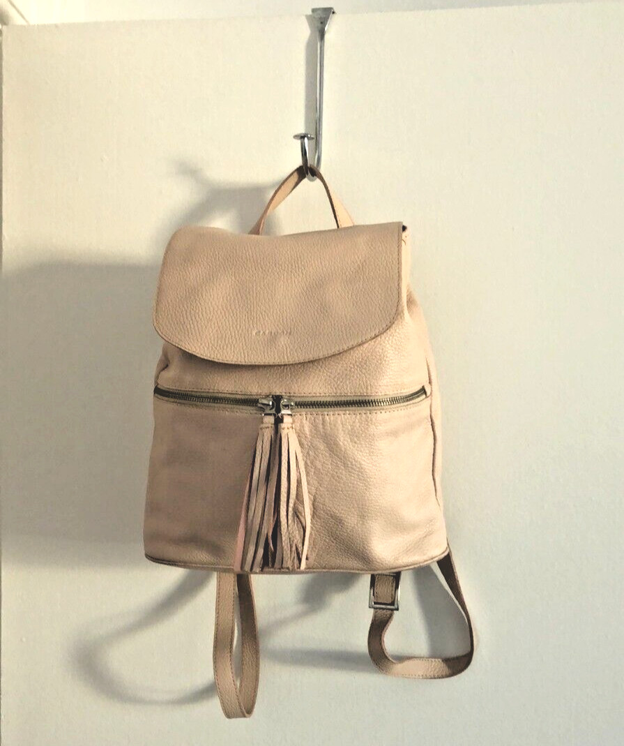 Cardon Argentinian baby pink leather backpack balletc… Gem