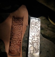 3D Yaksha Leather Embossing Mold Super Duralumin Stamp Tool DIY Carving Crafts