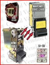 Validator Update Kit for Rowe CD100 Jukebox - Mars MEI Series 2000 - $1 - $5
