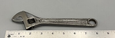 Vintage Challenger 4008-L  Click-Stop 8  Adjustable Wrench Made in the USA
