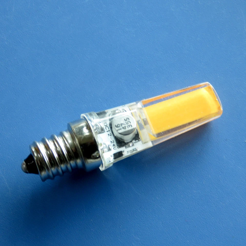 10pcs E12 Candelabra C7 COB2508 LED bulb 3W DC12V~24V Warm White Landscape light - Image 4 of 4