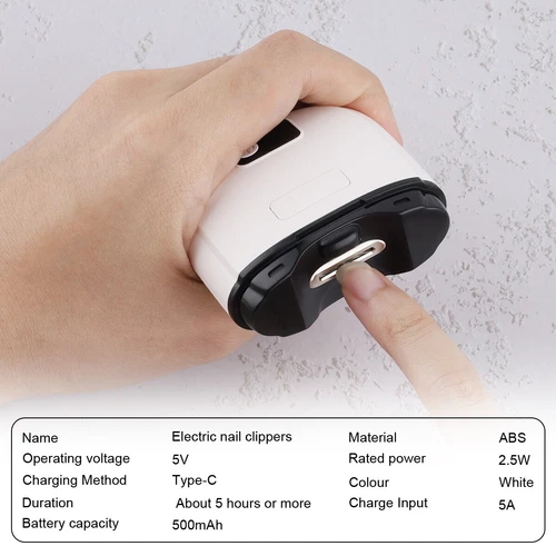 Electric Automatic Nail Clippers Toe Thick Nails Professional Cutter Pedicure*US - Bild 13 von 16