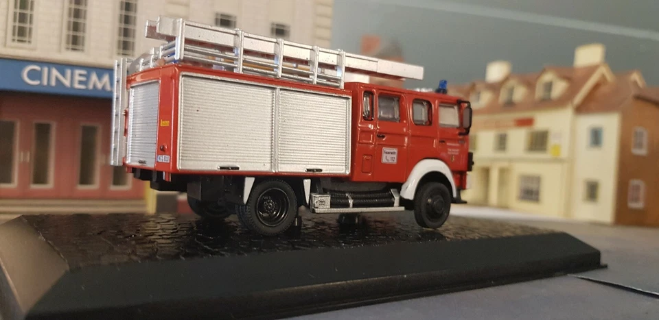 1:72 76 Iveco Magirus Fire Engine 90-16 LF 16-TS 1990 Feuerwehr HO/OO/00 Model - Image 4 of 4
