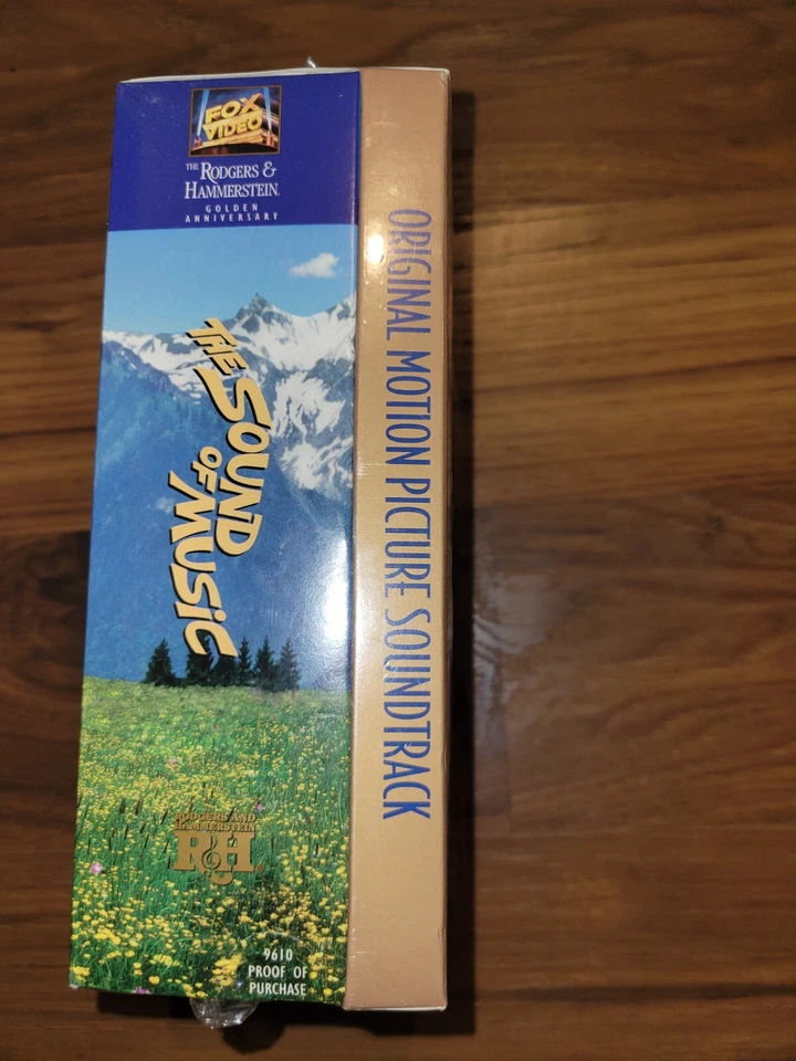THE SOUND OF MUSIC 2-TAPE VHS SET PLUS AUDIO SOUNDTRACK CASSETTE, NEW & SEALED - Image 2 of 4