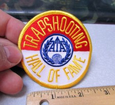 ATA Amateur Trapshooting Association embroidered patch, Hall of Fame, NEW