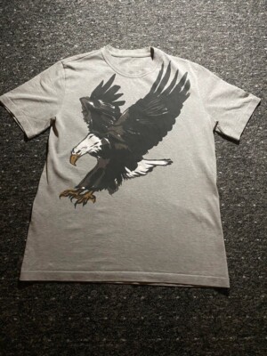 Grauer Balenciaga Eagle T-Shirt M