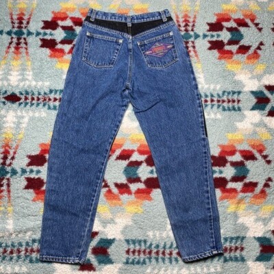Fiorucci vintage two toned jeans 7 90's | eBay