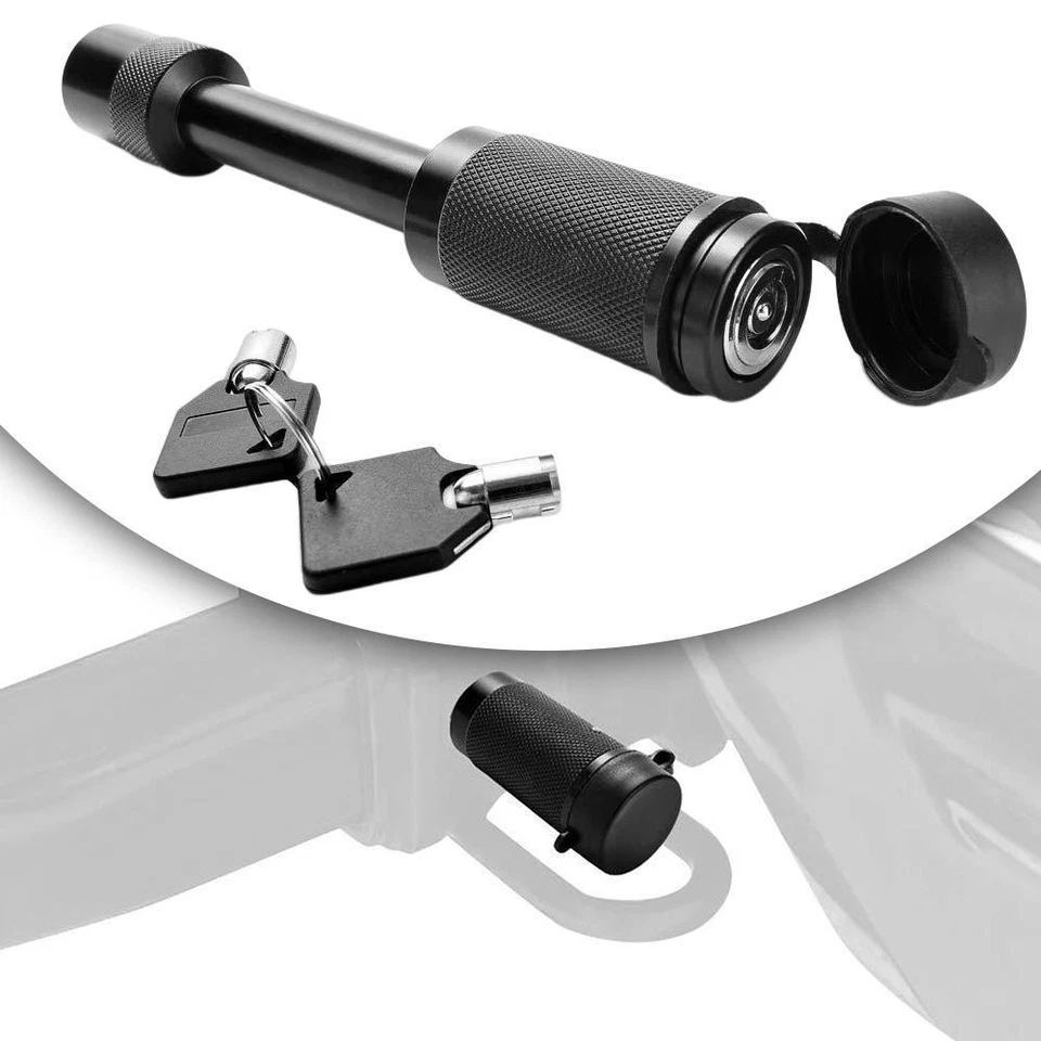 Remolque antirrobo duradero con 2 llaves para camión remolque Foto 2 de 4