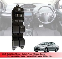 RHD Schalter Fensterheber Einsatz FÜR Toyota Vios / Yaris (XP90) Limousine 08...