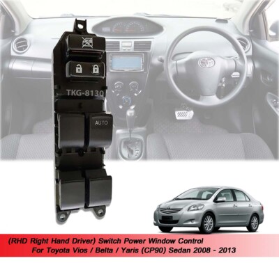 RHD Switch Power Window Control For Toyota Vios / Yaris (XP90