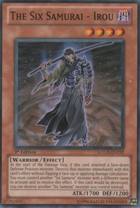 The Six Samurai - Irou - LCGX-EN232 - Common - Unlimited Edition x3 - Near Mint