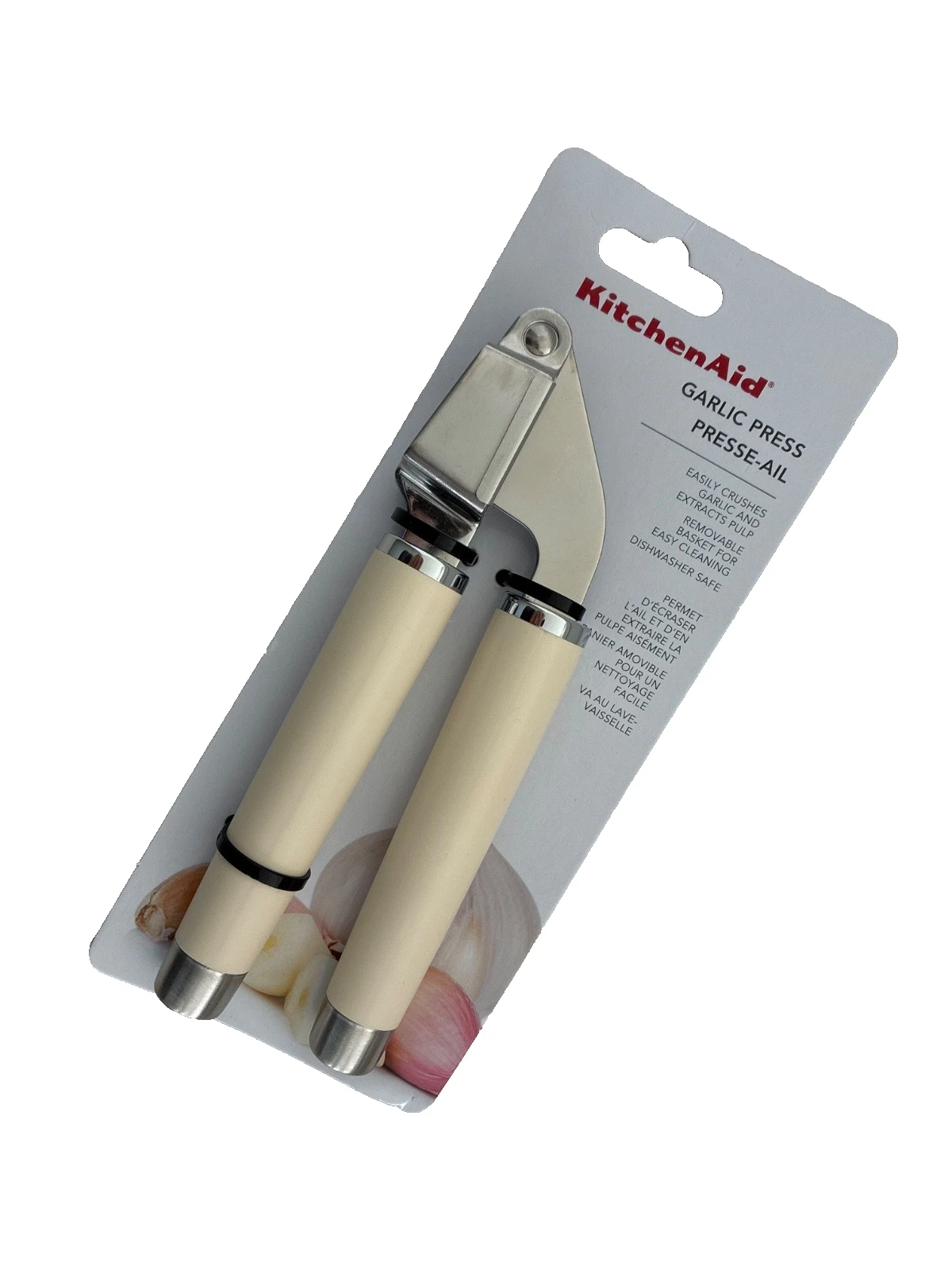 New KitchenAid Matte Garlic Press Almond Cream HACA Heavy Classic
Opens in a new window or tab