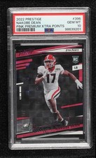 2022 Prestige SP Rookies Xtra Points Premium Pink 1/5 Nakobe Dean PSA 10 1fl4