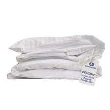 Duvet Cover Protector for Toddler Comforter, 100 Cotton, Zipper to Block Bla...