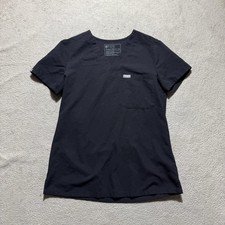 Figs Scrub Top Womens XS Technical Collection V-Neck Short Sleeve Medical Tee