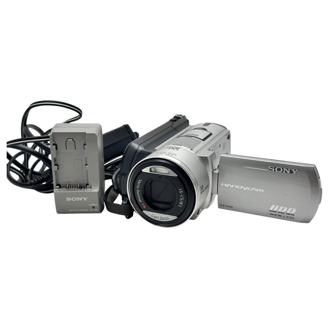 SONY Handycam DCR-SR100 Silver Camcorder Video Camera 10x Zoom