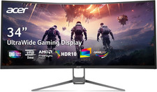 Nitro 34 Inch 1000R 21:9 Curved Zero-Frame QHD 3440 X 1440 Gaming Monitor  AMD