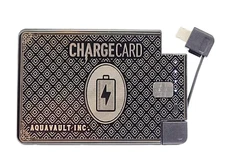 Aquavault ChargeCard 2300mah Ultra Thin Portable Power Bank AV10