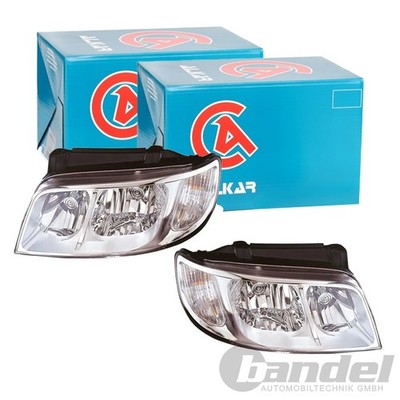 2X ALKAR HALOGEN SCHEINWERFER SATZ LINKS+RECHTS passend für HYUNDAI MATRIX