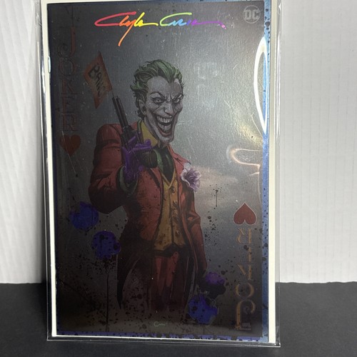 THE JOKER #1 CRAIN NYYC FOIL VARIANT  SIGNED BY CLAYTON CRAIN 454/500