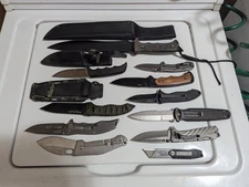 Lot Of 11 Knives: CRKT, KERSHAW, MTECH USA, GERBER, HOFFMAN RICHLER...