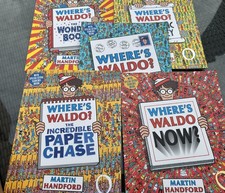 Where’s Waldo? Book Lot of 5 Paperbacks by Martin Handford