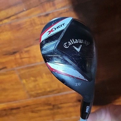 Callaway X Hot Pro 20 Degree Hybrid - Project X 5.5 Graphite Stiff - Right Hand