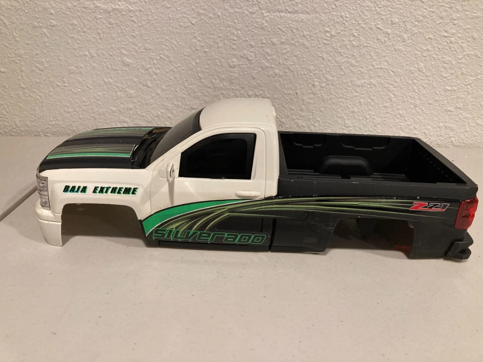 Chevy Silverado Bright Baja Extreme Hard Body RC Truck - Image 3 of 4